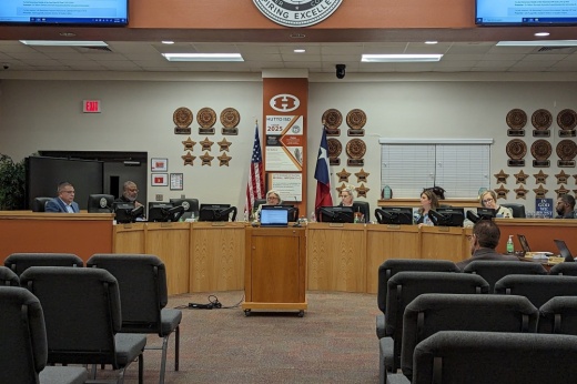 District officials reviewed middle-of-year academic data at a Feb. 9 meeting. (Carson Ganong/Community impact)