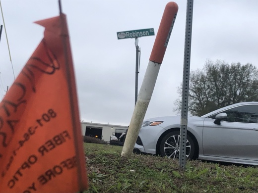At the Jan. 23 Oak Ridge North City Council meeting, council members voted to approve easement agreements with Entergy Texas to begin moving utilities to make way for the Robinson Road realignment project. (Jessica Shorten/Community Impact)