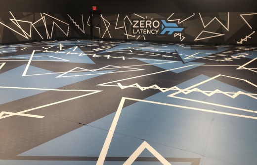 Zero Latency offers an open game room which allows players to move freely within the games.