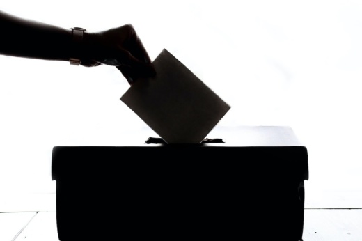 Voting stock image