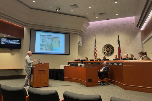Jay Grogan speaking at a McKinney City Council meeting