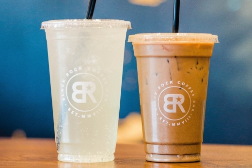 Two Black Rock Coffee Bar drinks