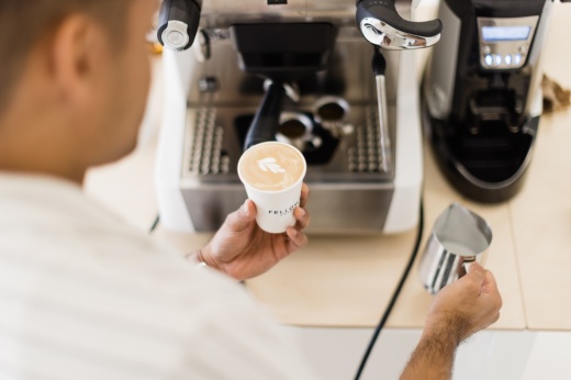 Fellowship Coffee Co. will serve fresh-roasted coffee at its first brick-and-mortar storefront. (Courtesy Shaider Divina)