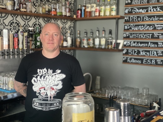 Kenney Fort Pub owner Tim Jones said the establishment opened November 2020. (Brian Rash/Community Impact)