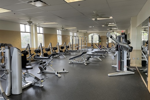 RVE Fitness opened Feb. 6 in Westlake. The new gym is managed by Marisel Martorell and owned by Esteban Sandoval, Adam Mata and Carlos Martorell. (Taylor Cripe/ Community Impact)