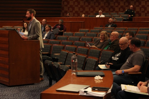 Mandalyn and David Wible (bottom right) hope to open Three Empires Brewing Co. by this summer. (Alex Reece/Community Impact)
