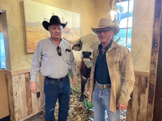 From left: The Vaqueros Cafe & Cantina owners are Don Burdette and Bobby Steiner.