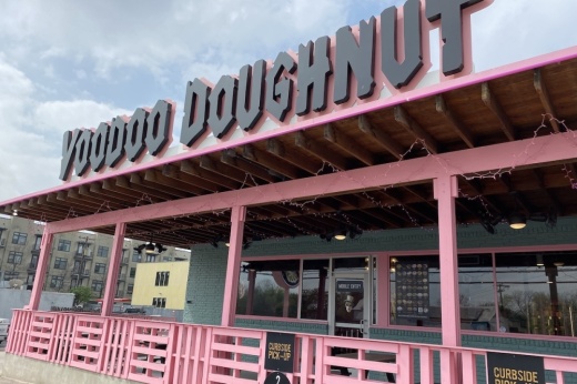 Voodoo Doughnut's second Austin location opened on Burnet Road on March 2. (Deeda Lovett/Community Impact)