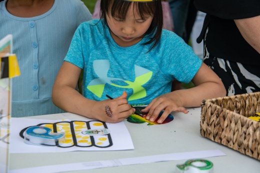 The city of Bee Cave’s inaugural Books and Bees Festival attracted about 1,500 attendees with 500 children participating in crafts. (Courtesy Mary Lyons)