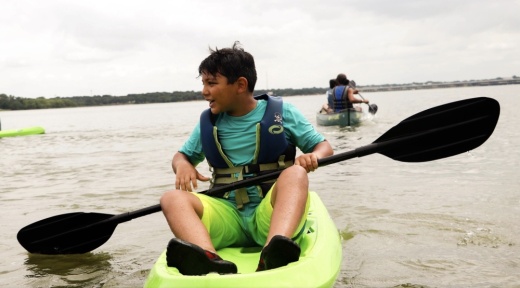 The regional program is run by YMCA Dallas and offers a day camp for children near Lewisville Lake.