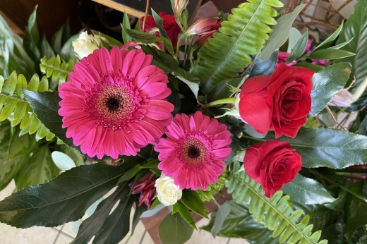 Almost all of the floral arrangements sold at Lake Highlands Flowers are custom designed. (Cecilia Lenzen/Community Impact)