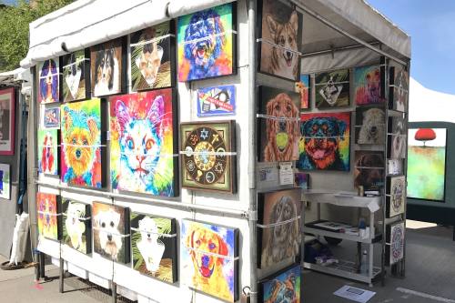 ‘Arts in Bloom’ Festival is a three-day celebration in the historic, cultural district of McKinney featuring over 125 artists, interactive creative activities for children, food, wine and live music. (Courtesy City of McKinney/Photos by Cassie Loree Photography)