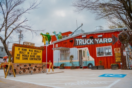 Front of Truck Yard in Dallas