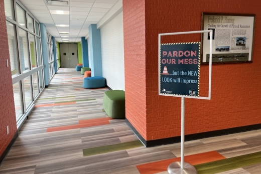 Hallway at Herring Parks and Recreation Center