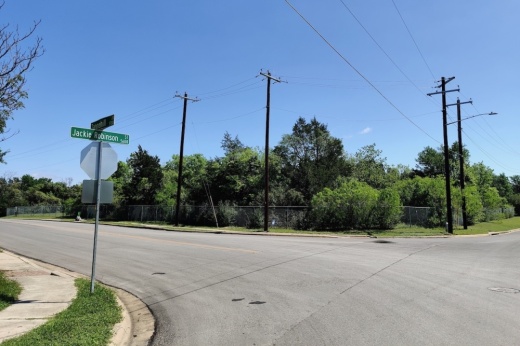 The proposed development would be located on Tannehill Lane next to Norman-Sims Elementary School. (Ben Thompson/Community Impact)