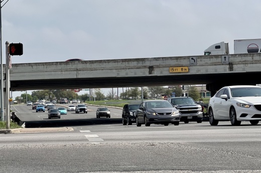 cars on road