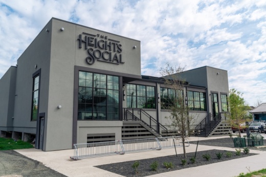 Th exterior of Heights Social, an 8,500-square-foot bar in Shady Acres, is now open. (Courtesy Dylan McEwan)