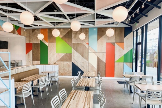 The interior of Chi'Lantro BBQ in Houston Heights, located at 1324 N. Shepherd Dr. Houston. This is the brand's first location outside of Austin, Texas. (Courtesy Chi'Lantro BBQ)