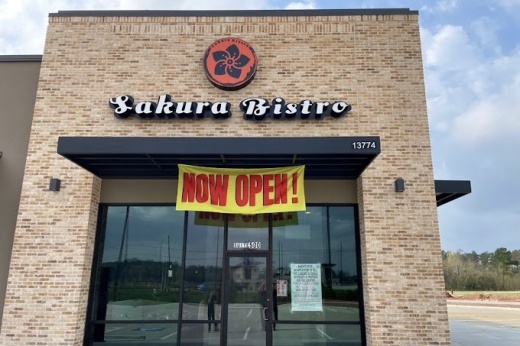 Sakura Bistro, located at 13774 Jordan Lewis Way, Ste. 500, opened March 1 in Magnolia. (Courtesy Sakura Bistro)