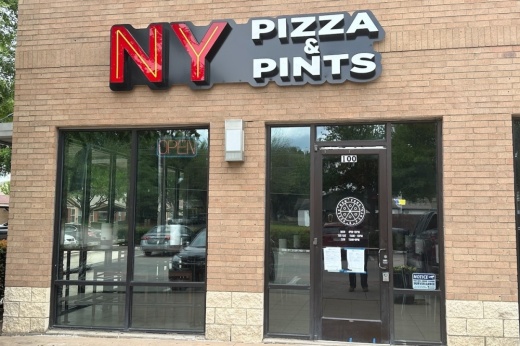 New York Pizza & Pints Richardson location at the corner of Jupiter Road and Arapaho Road