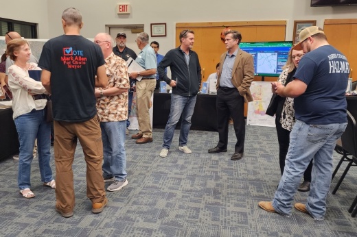 The town hall will be held in City Hall. (Jarrett Whitener/Community Impact)