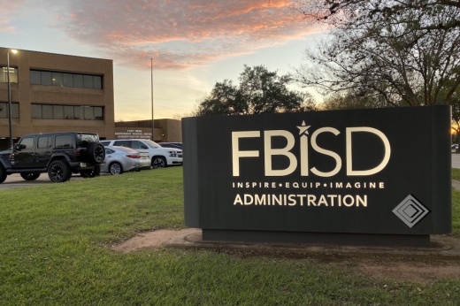 Fort Bend ISD administration sign