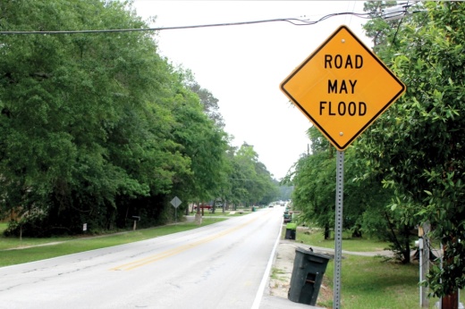 Areas in south Montgomery County located near Spring Creek such as Timber Lakes Timber Ridge are prone to flooding. (Jessica Shorten/Community Impact)