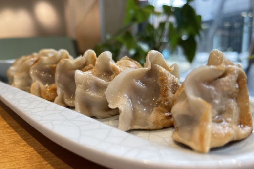 plate of dumplings