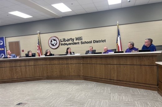 Liberty Hill ISD board of trustees approved the first guaranteed maximum price contract for Elementary School No. 7 at $24.1 million. (Zacharia Washington/Community Impact)