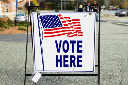 Voting sign