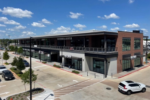 An aerial view of Lower Heights District