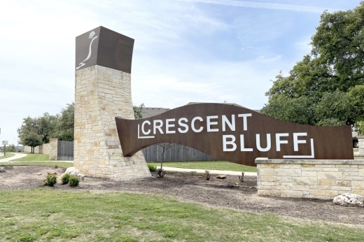 The Crescent Bluff neighborhood is located off Hwy. 29 between Ronald Reagan Boulevard and DB Wood Road. (Grant Crawford/Community Impact)