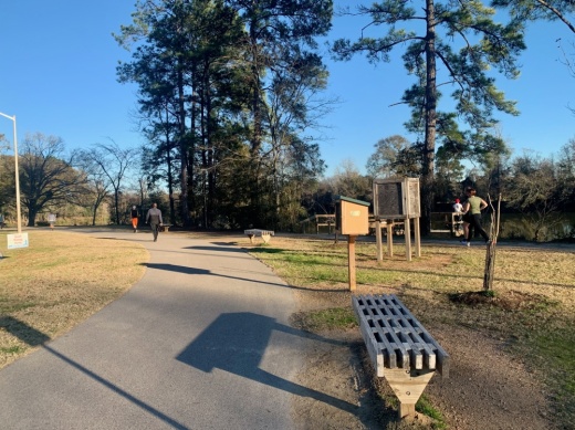 Precinct 3 is in the process of completing $5 million worth of projects along the Cypress Creek Greenway near where Cypress Creek intersects with Hwy. 249. (Emily Lincke/Community Impact)