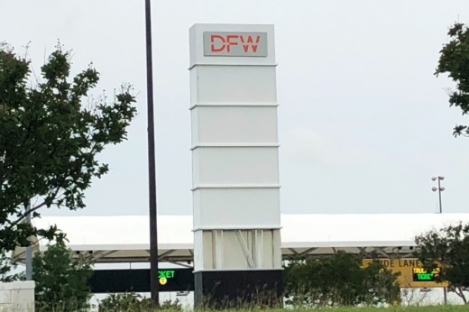 sign at DFW