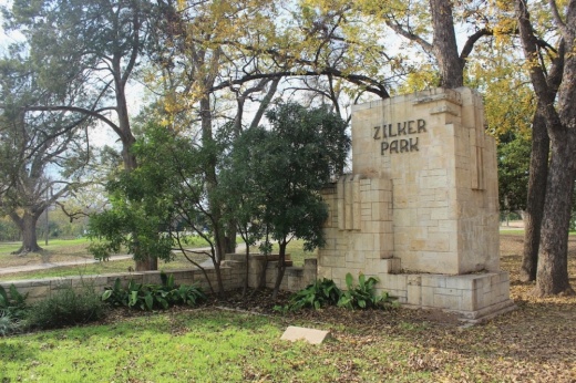 Zilker Metropolitan Park sign