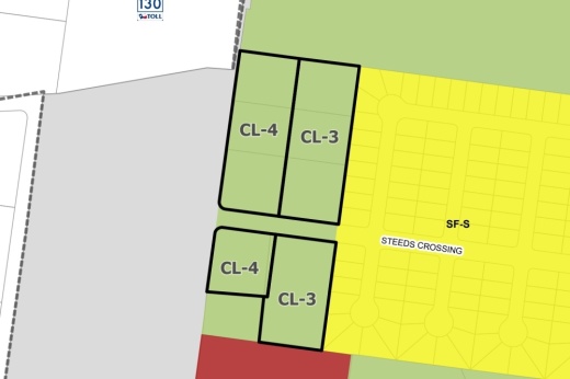 Steeds Crossing Mixed Use site map