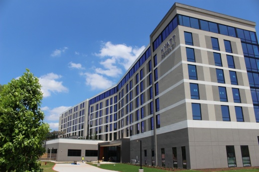 Conroe will welcome the Hyatt Regency Conroe and Convention Center on May 25 after seven budget increases brought the hotel construction costs to $108.57 million. (Peyton MacKenzie/Community Impact)