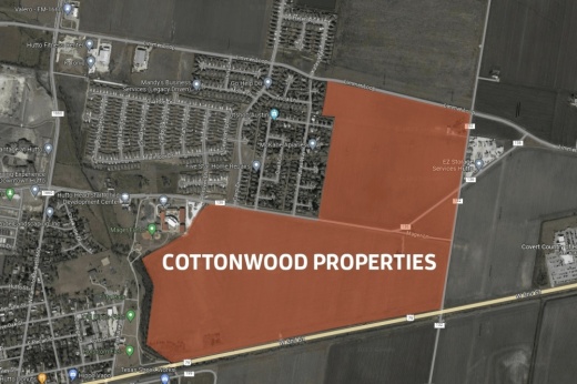 Site map of the Cottonwood Properties