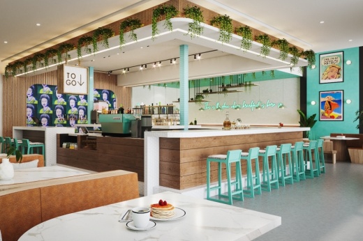 The first Houston location of Citizens—a cafe and restaurant meant to evoke the cafe culture of Australia—will open in early June at 907 Westheimer Road in Montrose, next door to Velvet Taco and across the street from the Montrose Collective mixed-use development. (Rendering courtesy Citizens)