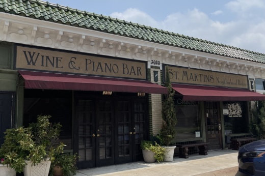 The storefront of St. Martin's Wine Bistro in Lower Greenville