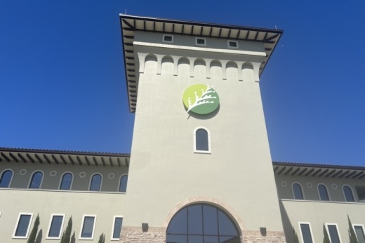 City of Cedar Park building in front of a blue sky.