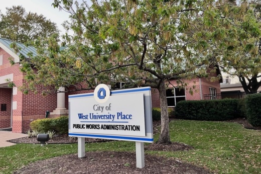 This is a photo of West U's current Public Works Department building that will be relocated in the future.