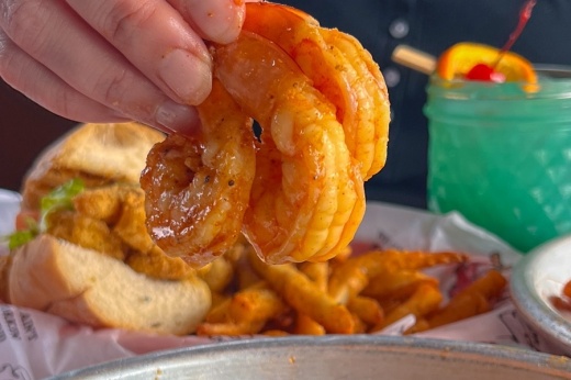 Shrimp is available in nearly all of the seafood boils offered at Smashin’ Crab. (Courtesy Smashin’ Crab)