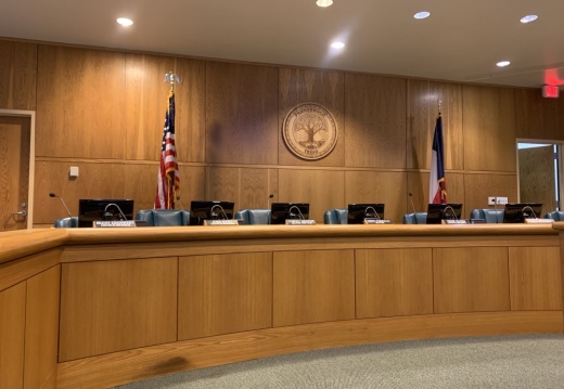 Friendswood city council dais