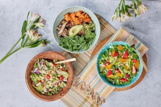 An image of dishes from Flower Child