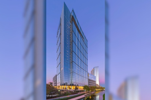A skyscraper in The Woodlands