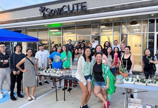 The new plant shop holds events throughout the year. (Courtesy SowCute)