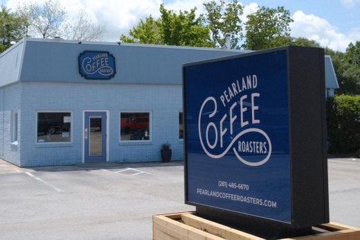 Outside view of Pearland Coffee Roasters
