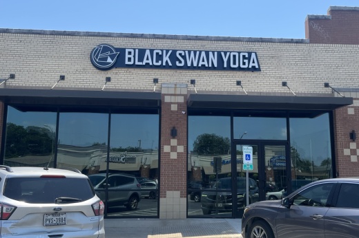 Black Swan Yoga storefront in Lakewood