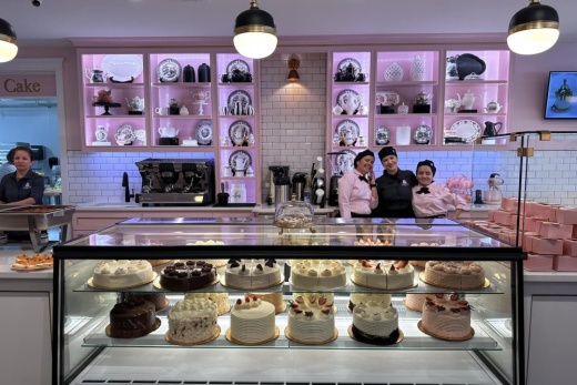 A photo of the interior of the bakery